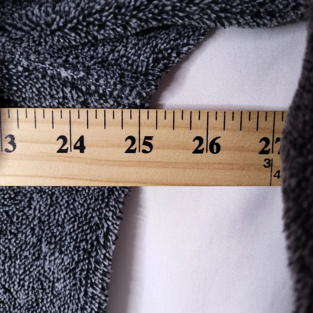 Tommy Bahama Cascade Cozy Jacket Mens Large Gray Sherpa 1/4 Zip